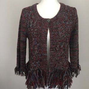 FEVER Fringe Cardigan sweater M